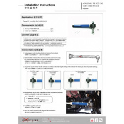 Yaris vitz GR GXPA16 MXPA12, 2020-present Toyota Rc Biellette de direction End Hardrace