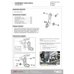 Jimny 4th 2018-present Suzuki Rear Tow Hook Kit Hardrace