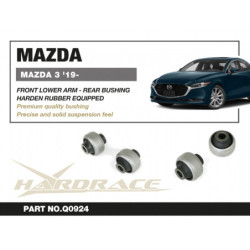 3 AXELA 4th BP 2019-present Mazda Bras inférieur avant silentbloc Hardrace