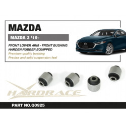 3 AXELA 4th BP 2019-present Mazda Bras inférieur avant silentbloc Hardrace
