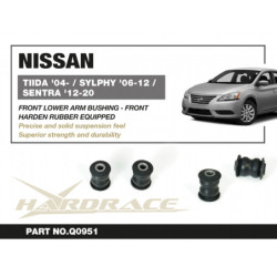Tiida versa 1st C11 2004-2012 Nissan Bras inférieur avant silentbloc Hardrace