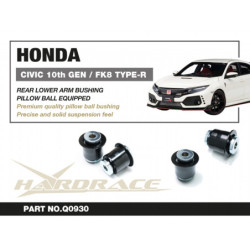 Civic 10th TYPE-R Honda Bras inférieur arrière silentbloc Hardrace