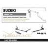 Jimny 4th 2018-present Suzuki Front Quick Disconnect Barre antiroulis Hardrace