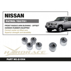 Patrol Y60 GQ 1988-1997 Nissan Front Radius Bras silentbloc - Axle Side Hardrace