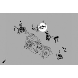 A-class W176 Mercedes-benz Right Upper Side Support moteur Hardrace