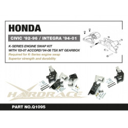 Civic 5th Honda K-series Swap Support moteur Kit Hardrace