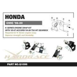Civic 6th Honda K-series Swap Support moteur Kit Hardrace