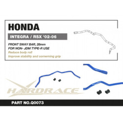 Integra DC5 2002-2006 Honda Barre antiroulis avant Hardrace