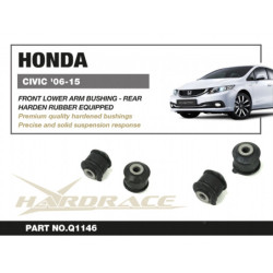 Civic 8th Honda Bras inférieur avant silentbloc Hardrace