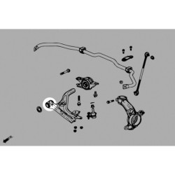 Civic 10th Honda Bras inférieur avant silentbloc Hardrace
