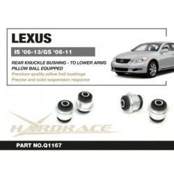 IS 2nd XE20 2006-2013 Lexus Fusée arrière silentbloc - Connect To Bras inférieur Hardrace