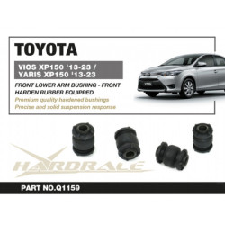VIOS 3rd XP150 Toyota Bras inférieur avant silentbloc Hardrace