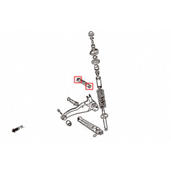 Lancer evolution 1-3rd CD9A CE9A Mitsubishi Bras supérieur arrière silentbloc Hardrace