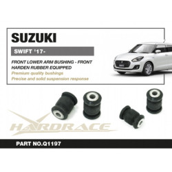 Swift 4th ZCx3 Suzuki Bras inférieur avant silentbloc Hardrace