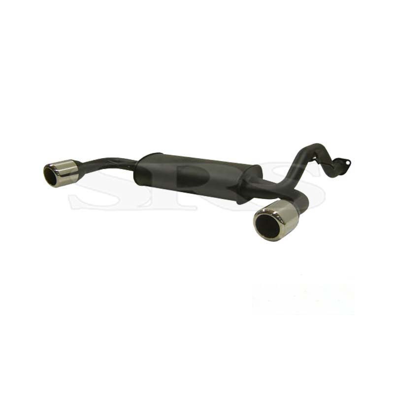Silencieux d'échappement Acier Dual (Civic 87-91 3dr CRX 87-93)