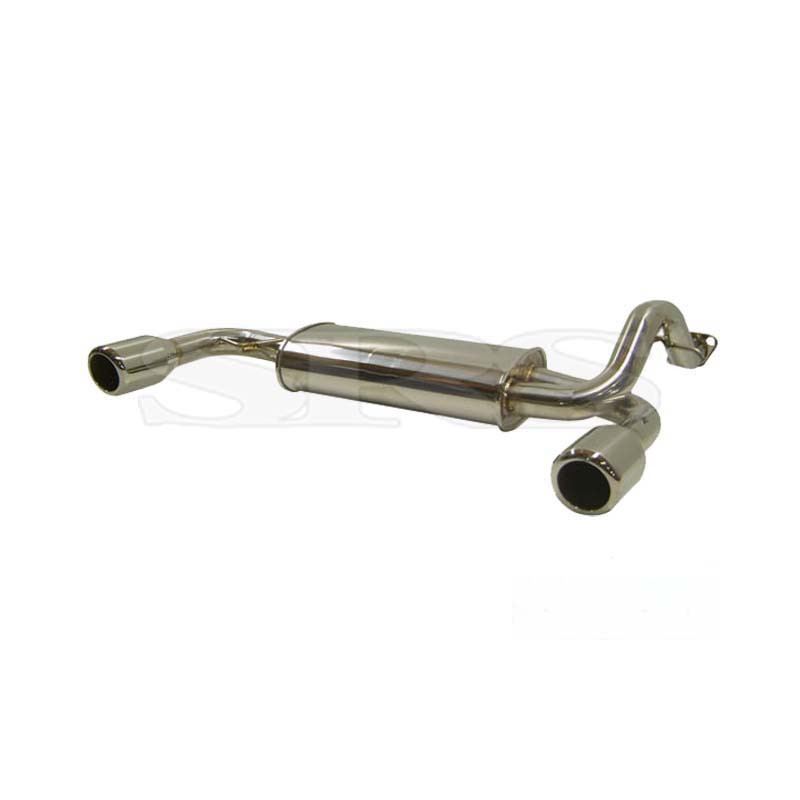 Silencieux d'échappement Inox Dual (Civic 87-91 3dr CRX 87-93)