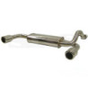 Silencieux d'échappement Inox Dual (Civic 87-91 3dr CRX 87-93)