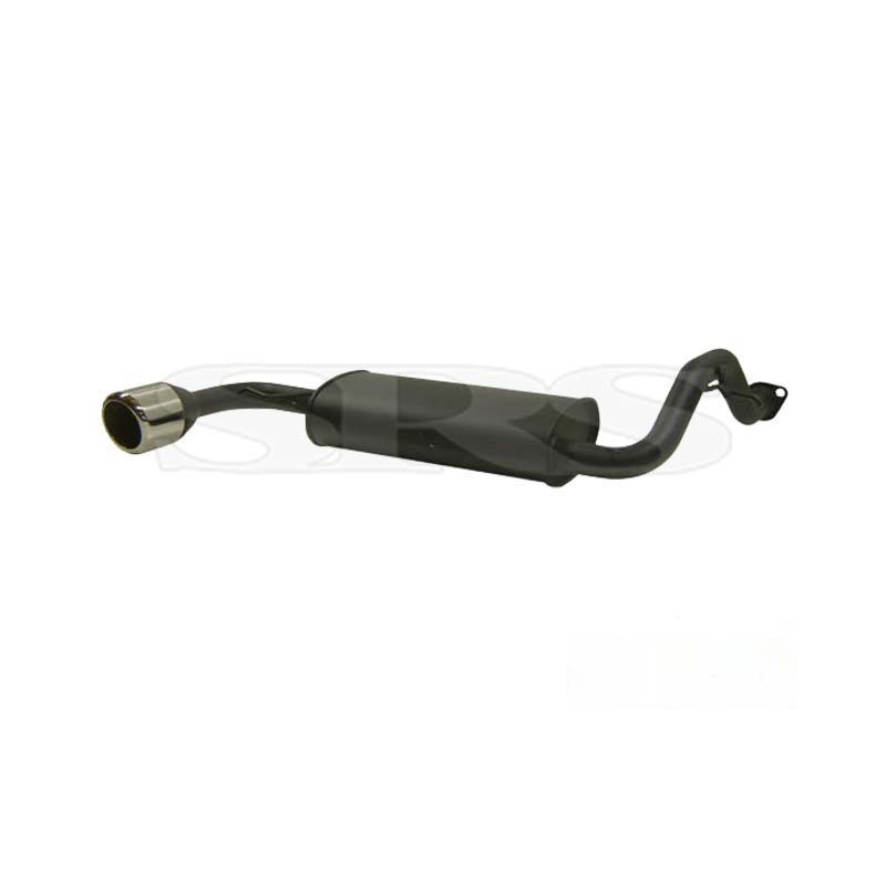 Silencieux d'échappement Acier Single (Civic 87-91 3dr CRX 87-93)