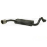 Silencieux d'échappement Acier Single (Civic 87-91 3dr CRX 87-93)