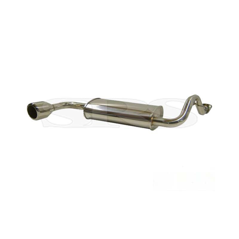 Silencieux d'échappement Inox Single (Civic 87-91 3dr CRX 87-93)