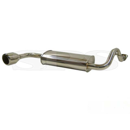 Silencieux d'échappement Inox Single (Civic 87-91 3dr CRX 87-93)