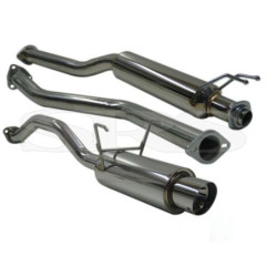 Demi-ligne catback Inox G55 (Civic 01-05 2dr)