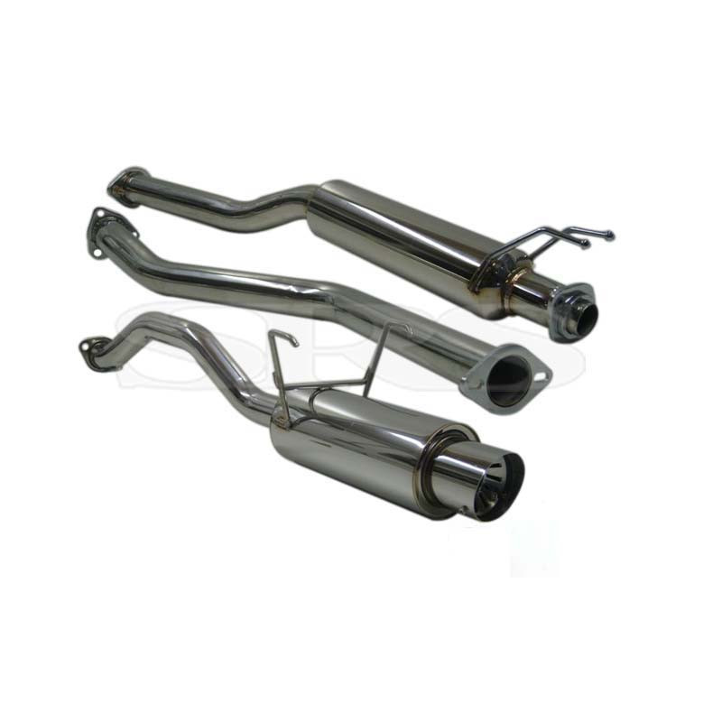 Demi-ligne catback Inox G55 (Civic 01-05 2dr)