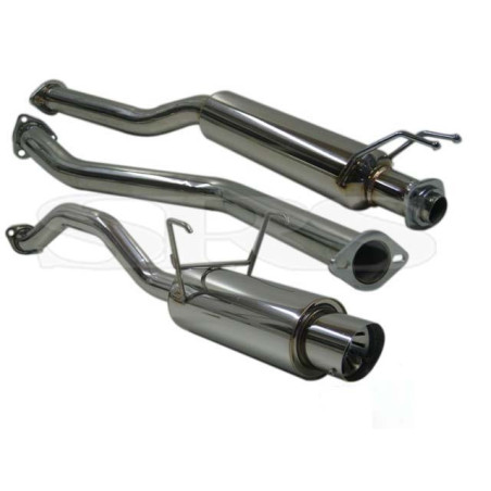 Demi-ligne catback Inox G55 (Civic 01-05 2dr)