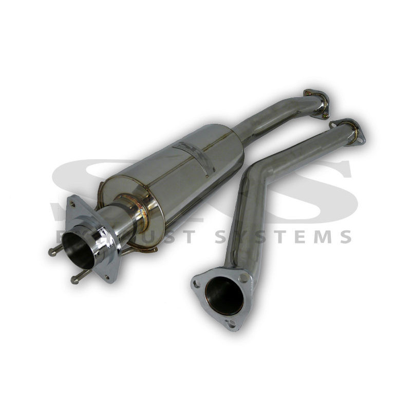 Silencieux section centrale Inox (Civic 01-05 2.0i Type-R)