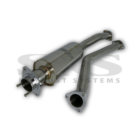Silencieux section centrale Inox (Civic 01-05 2.0i Type-R)