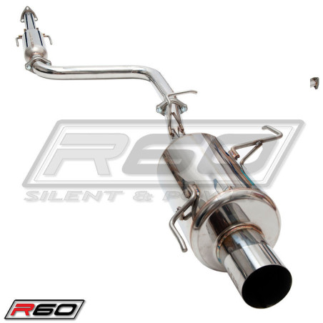 Demi-ligne catback TÜV R60 (Prelude 97-01)