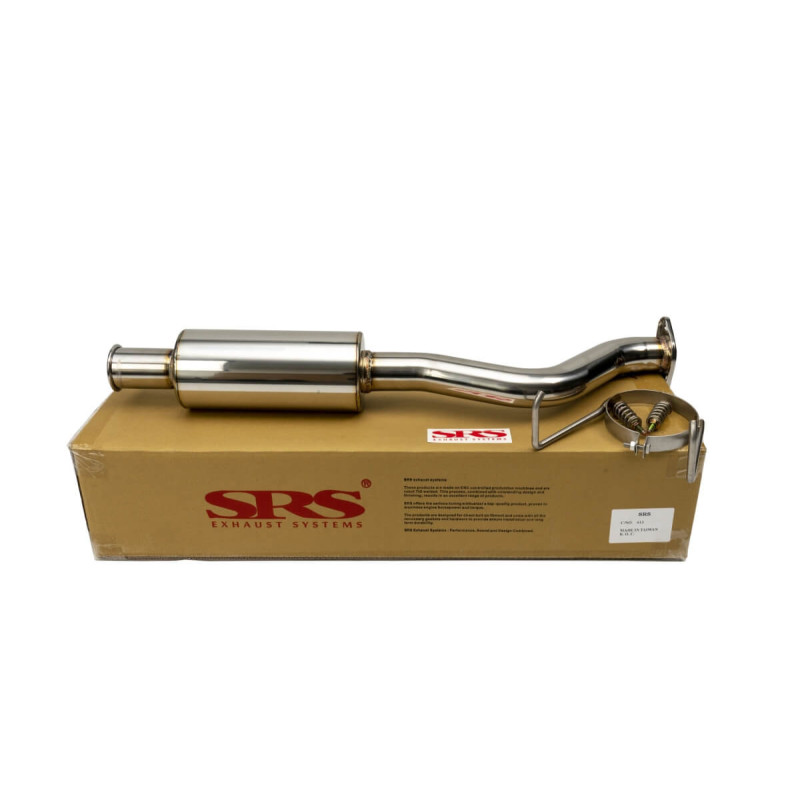 Spoon Style Silencieux d'échappement Inox (Civic 91-01 3dr)