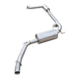 Demi-ligne catback Single (Civic 07-12 3dr Type-R)