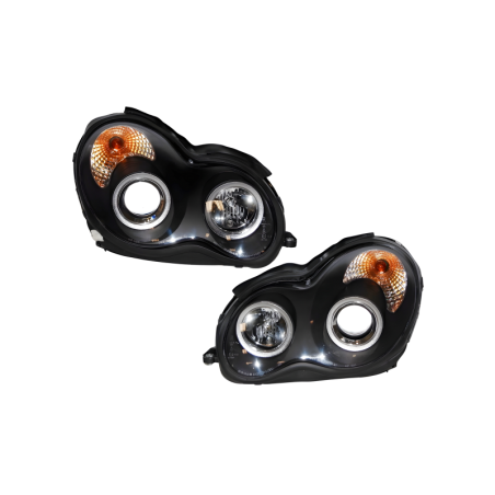 Phare Avant Mercedes W203 2001-2007 Noir