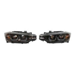 Phare Avant Yeux D'Ange BMW F30 F31 Black