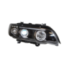 Set De Phares Avant Angel Eyes BMW X5 2001 Noir