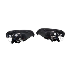 Set De Phares Avant Angel Eyes BMW X5 2001 Noir