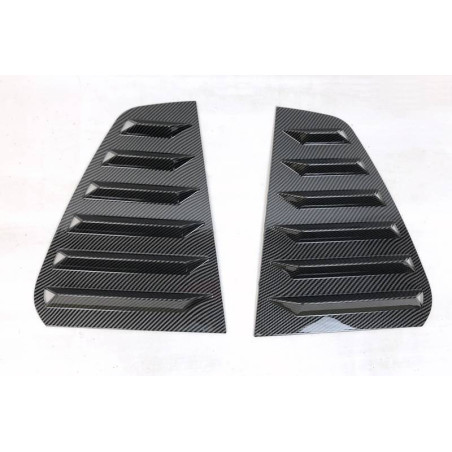 Couvrir les fenêtres Volkswagen Golf 7 7.5 5 Portes Look Carbone