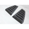 Couvrir les fenêtres Volkswagen Golf 7 7.5 5 Portes Look Carbone