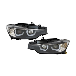 Phare Avant Lumière De Jour BMW F30 F31 12-15 Xenon DRL Noir