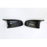 Carcasse Rétroviseur Carbone BMW E70 E71 Look M4 Noir Brillant