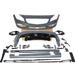 Kit De Carrosserie Mercedes W117 2013-2018 4P SW LCI Look AMG A45 II Calandre