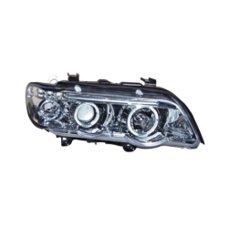 Set De Phares Avant Angel Eyes BMW X5 2001 Chromé