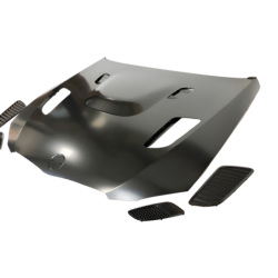 Capot BMW E92 E93 10-13 LCI Look M3 GTR Métal