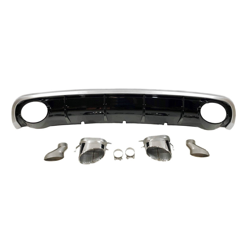 Diffuseur Arrière Audi A6 Sedan Avant C7 2011-2014 Look RS6 ABS