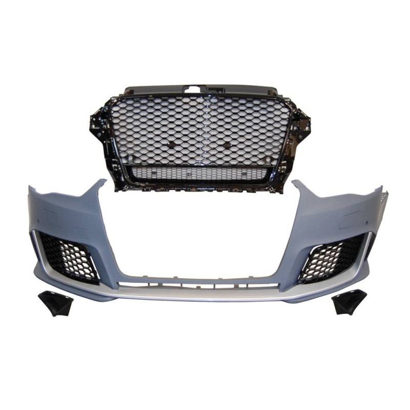 Pare-Choc Avant Audi A3 2013-2015 4 Porte Cabriolet Look RS3