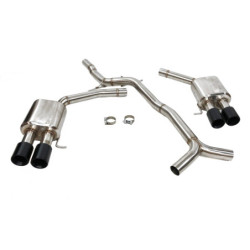Echappement Audi S5 3.0 2011 S4 B8 Black Tips