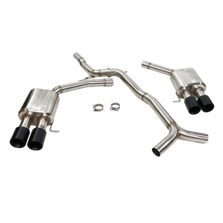 Echappement Audi S5 3.0 2011 S4 B8 Black Tips