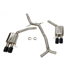 Echappement Audi S5 3.0 2011 S4 B8 Black Tips