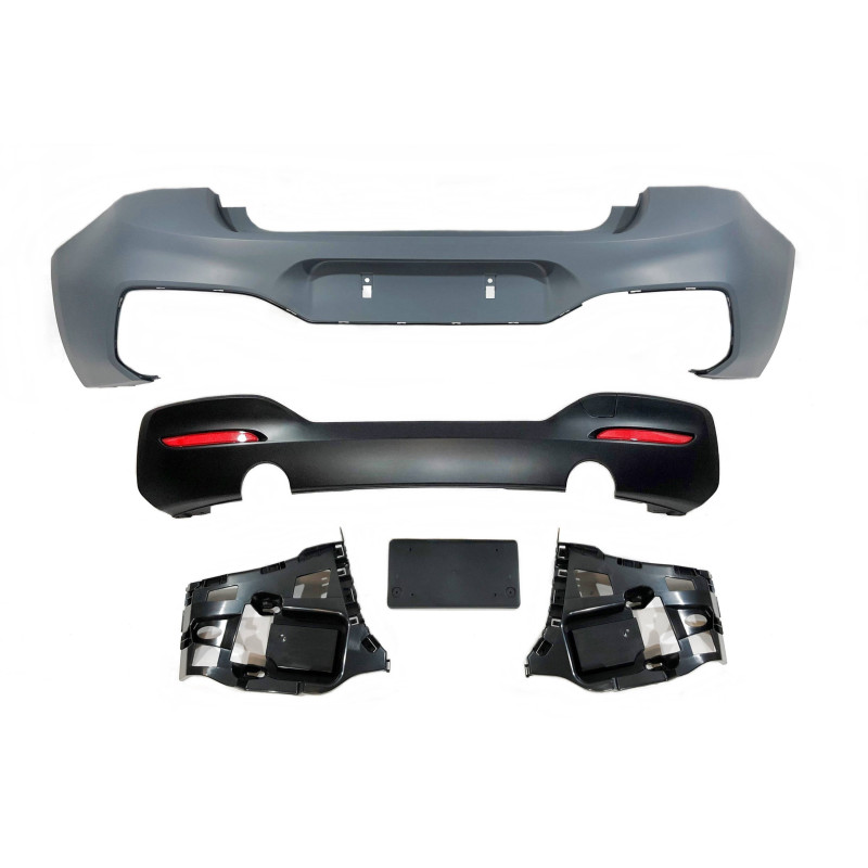 Pare-Choc Arrière BMW F20 F21 LCI 15-18 1.35 look M-Tech 2 Sorties